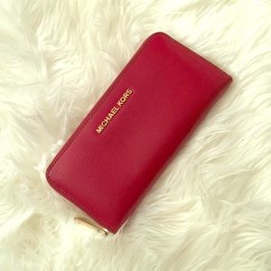 Michael Kors Red Wallet