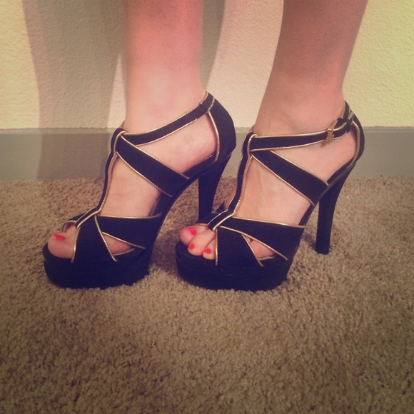 Michael by Michael Kors T-Strap Sandal Heel