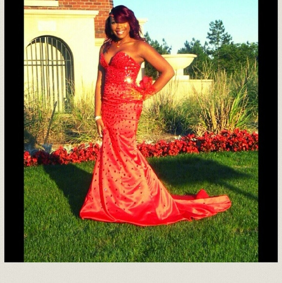 Beautiful sequined beaded Prom Dress - Picture 4 of 4