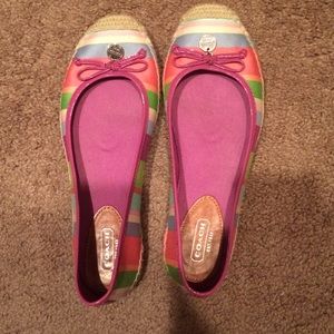 Authentic coach flats