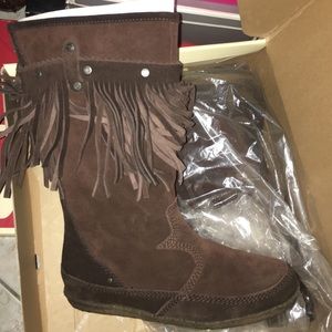 SUPER SALE, THIS WEEK ONLY!!!!! Suede leather worn twice