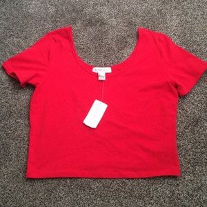 Red Crop Top