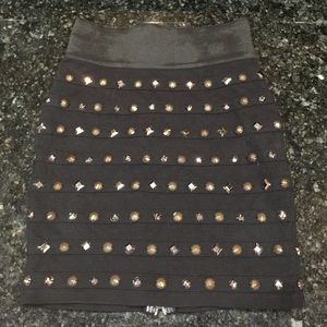 Gorgeous Black Studded Skirt Size: XS