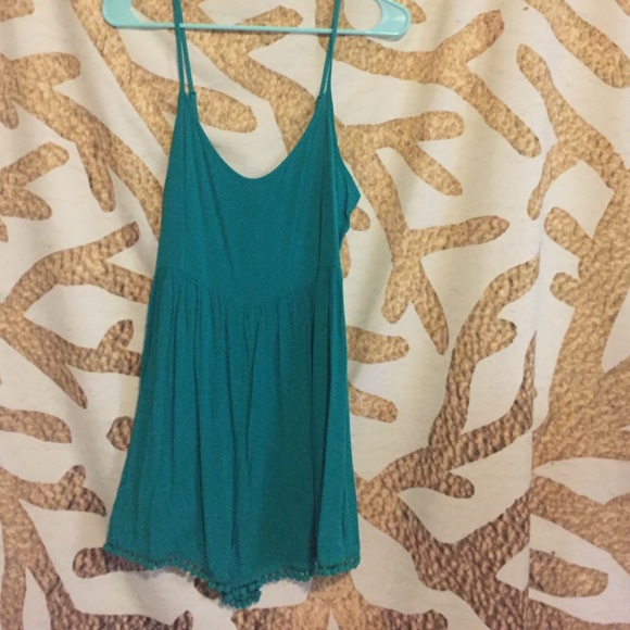 RESERVED: Teal Romper
