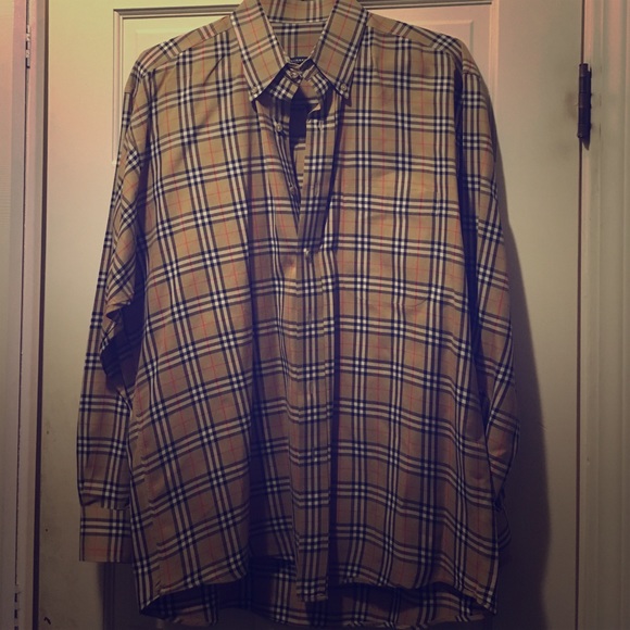 Men's Burberry Button Down