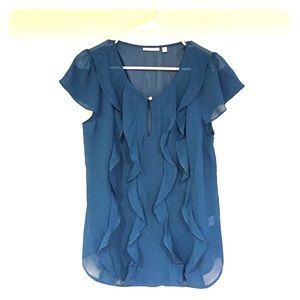 Halogen Nordstrom Ruffle Top