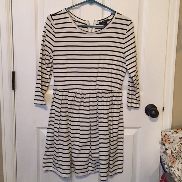 Black and white dress