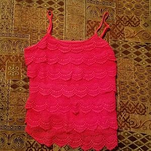 Coral tank top