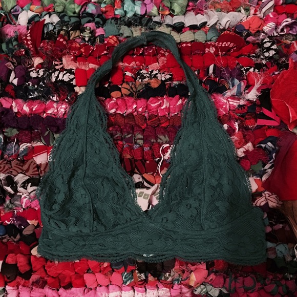 Urban Outfitters- Green Halter Bralette