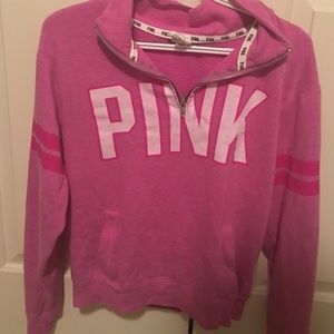 Purple PINK quarter zip