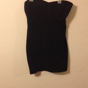 Strapless Forever 21 little black dress