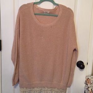 Pale pink sweater