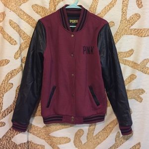 PINK letterman jacket