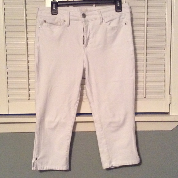 White capris. Great for summer!