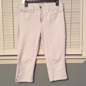 White capris. Great for summer!