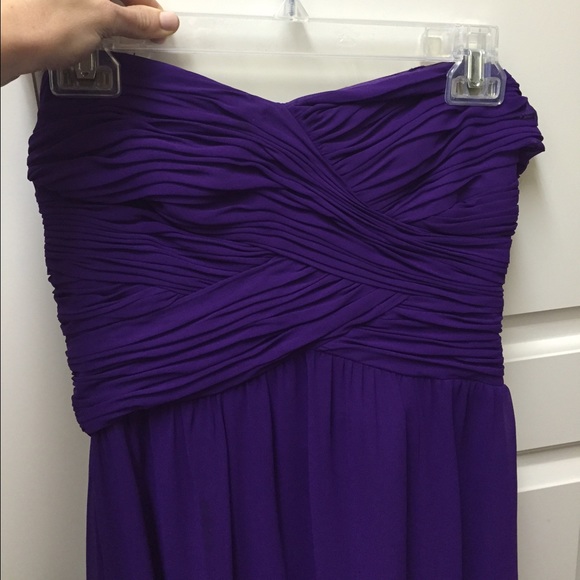 Ralph Lauren Evening Strapless Gown Purple Size 2 - Picture 3 of 3