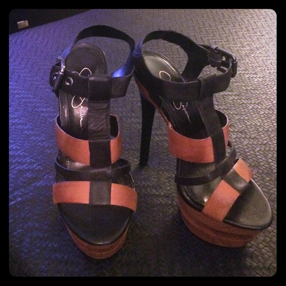 Jessica Simpson "Cathi" T-Strap Heel