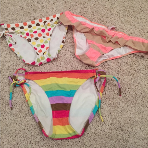 Victoria's Secret swim bottoms.