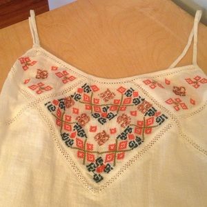 VELVET Gauzy cotton tank top