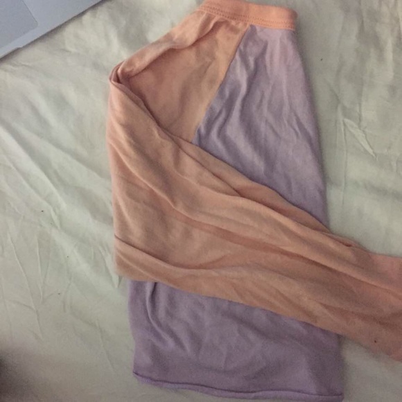 pastel raglan cropped tee