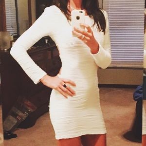 White tight dress