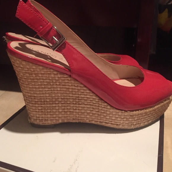 Red Patent Espadrilles