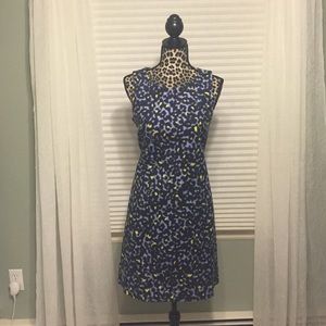 Gap leopard sleeveless sheath dress