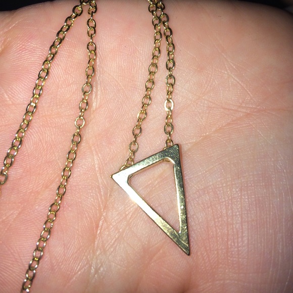 Triangle necklace