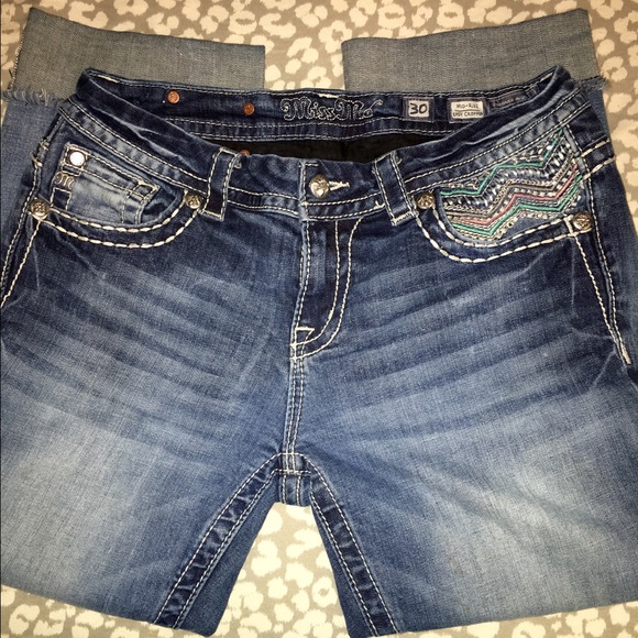 Miss Me Cropped Capris