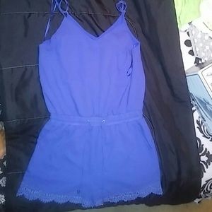 Blue romper
