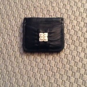 BCBG Leather Business Card Holder Case