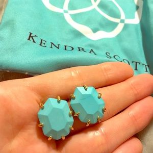Turquoise Kendra Scott Morgan Stud Earrings