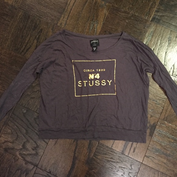 Stussy Tops - Stussy graphic long sleeve tee