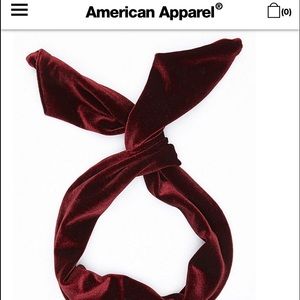 Velvet American apparel headband