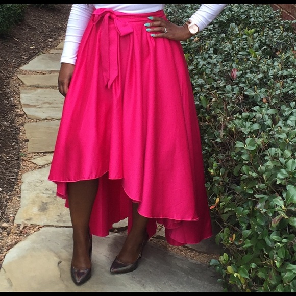 Vintage Style Hi-Low Skirt