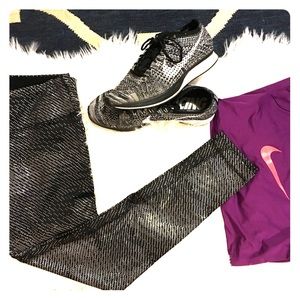 90 degree by Reflex Metallic work out yoga pants!