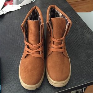 Cute brown booties