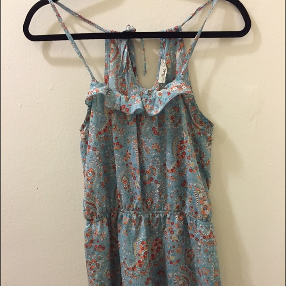 Floral print romper