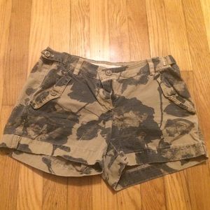 2 for $15 j. Crew chino shorts with floral camo