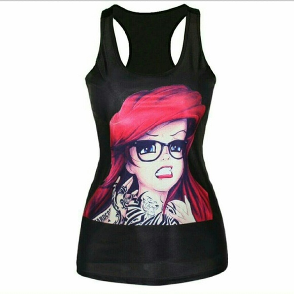 Ariel racer back tee