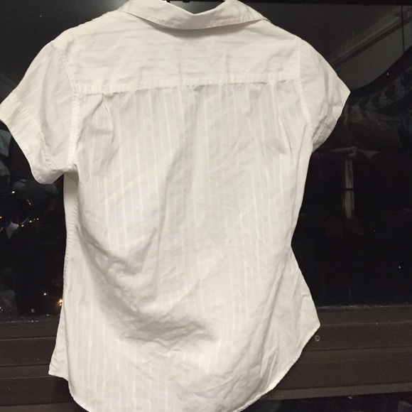 white collared button down - Picture 4 of 4