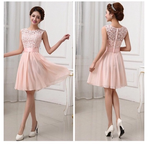 BRAND NEW Lace chiffon party dress