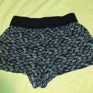 Black Tribal Shorts