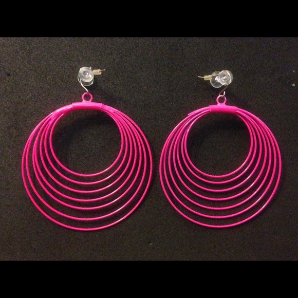 Hot Pink Earrings!