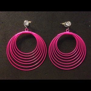 Hot Pink Earrings!