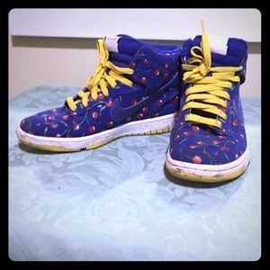 Nike cherry bomb high top sneakers