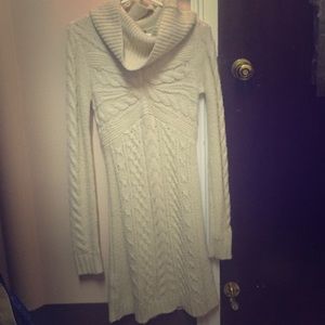 Knit Turtleneck Dress