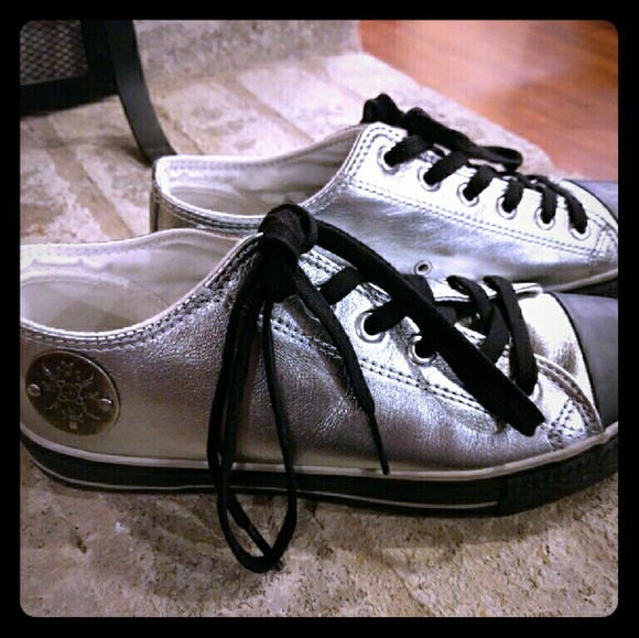 Thomas Wylde Silver Sneakers