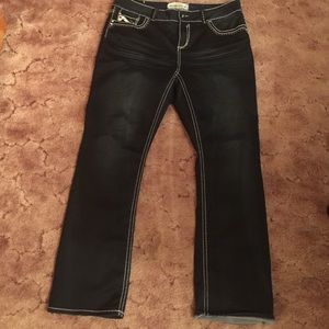 hydraulic dark blue jeans-Lowered price!