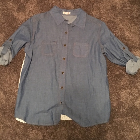 Denim Flannel shirt.